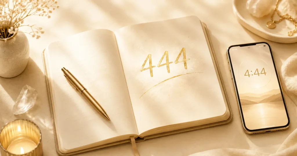 "what to do when you see repeating numbers — journal and take note